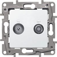 Розетка TV+SAT Оконечная без рамки Legrand Etika 1-м. белый картинка